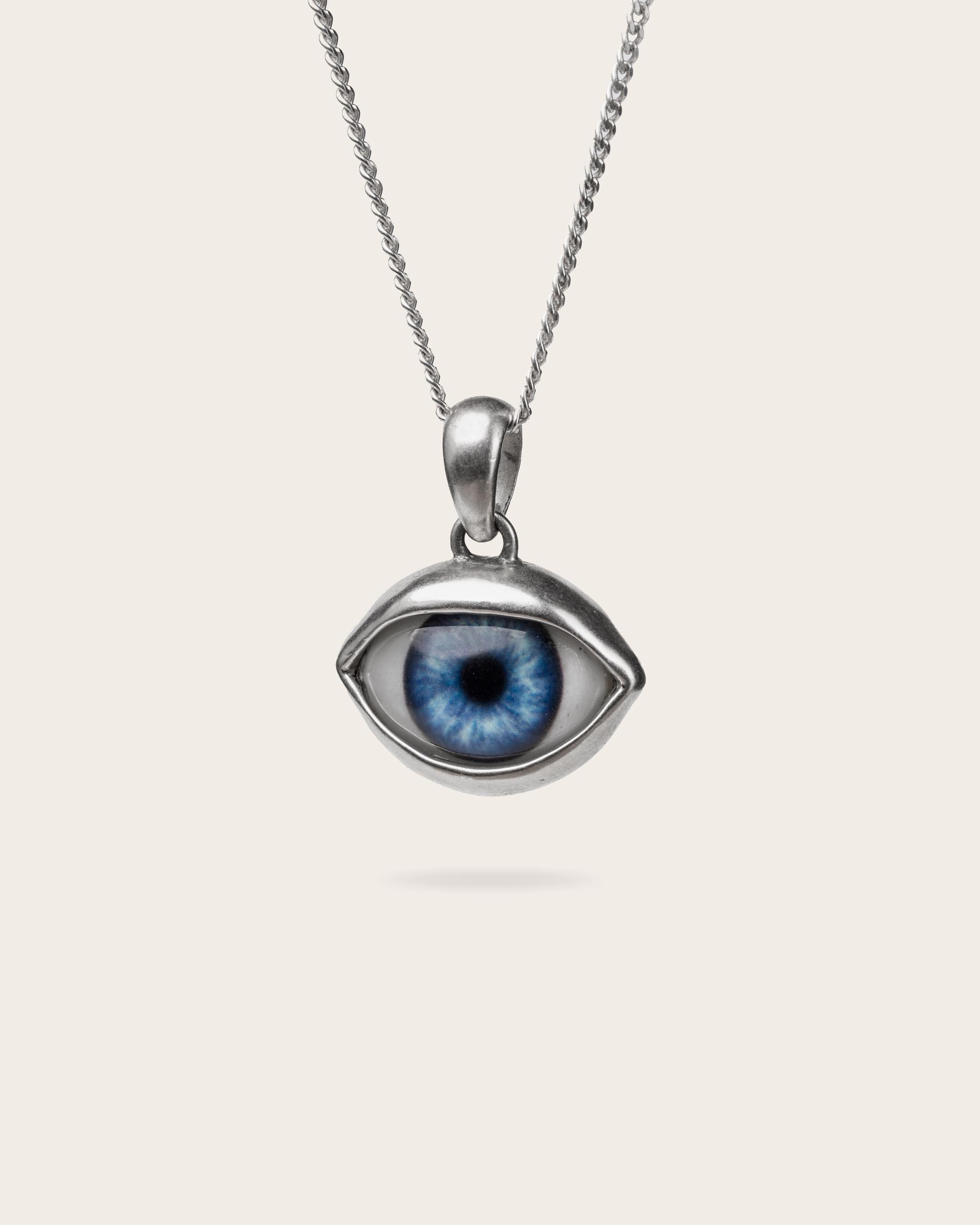 Untold truth ネックレス シルバー925 BLUE EYE PENDANT IN SILVER – Untold-truth-ecom