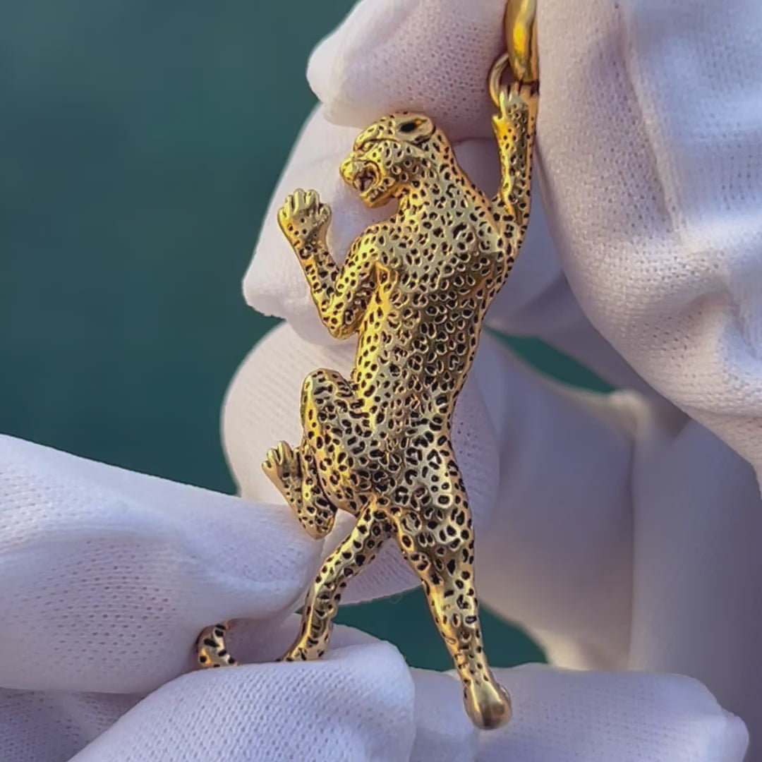 Leopard Design Necklace Earring And Bracelet 18k Gold, Women's Fashion, Jewelry & Organizers