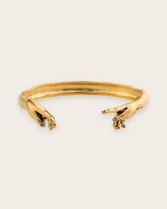 HAND OF GOD CUFF IN GOLD