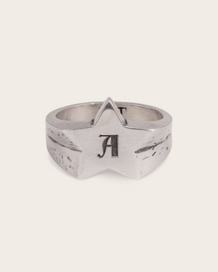 Vintage Star Ring In Silver