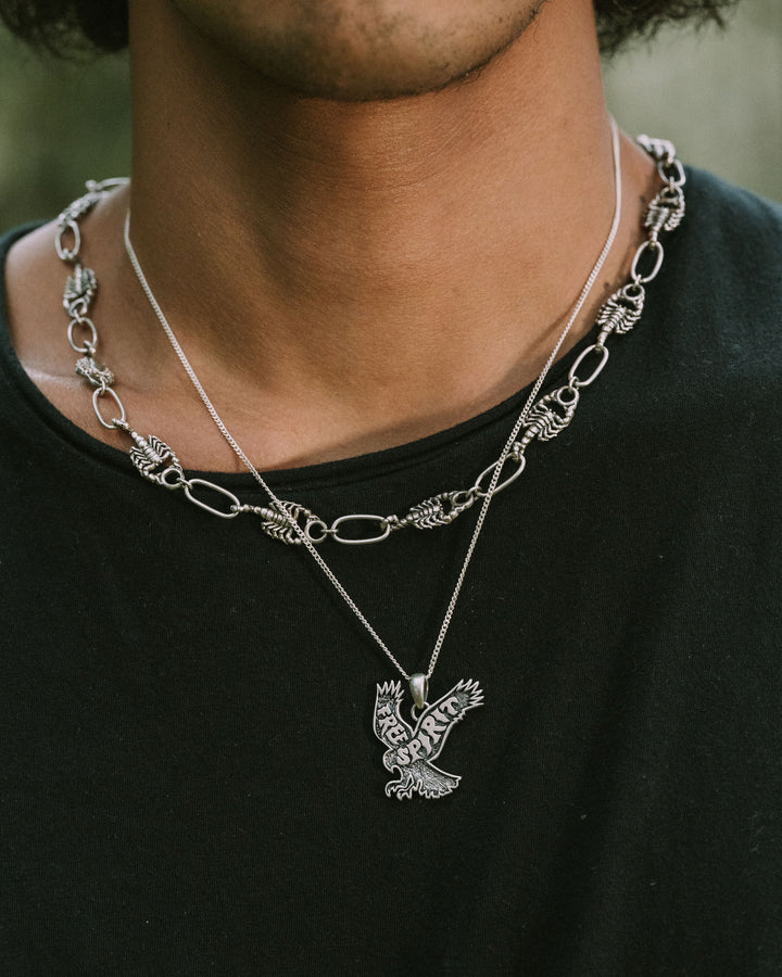 FREE SPIRIT EAGLE PENDANT IN SILVER