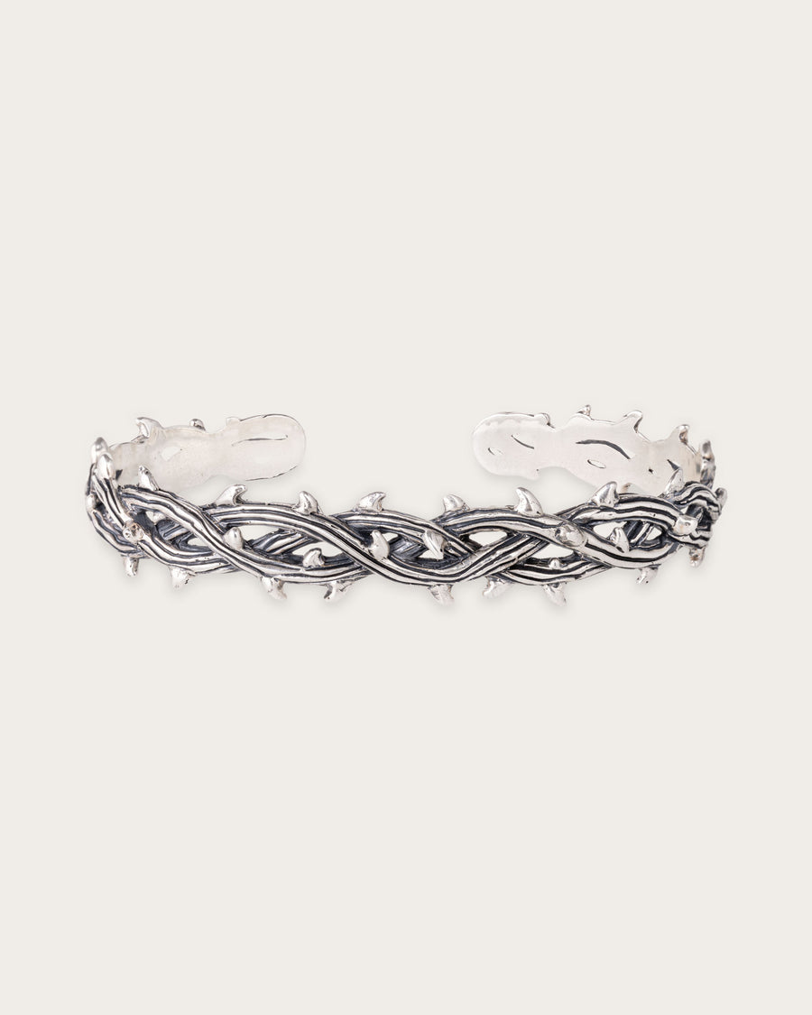 THORN CUFF CUFF IN SILVER