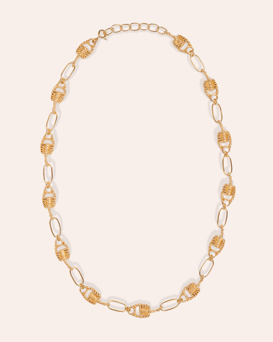 SCORPION NECKCHAIN IN GOLD