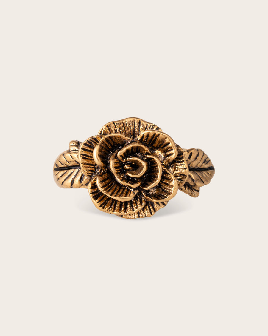 ROSE RING IN GOLD