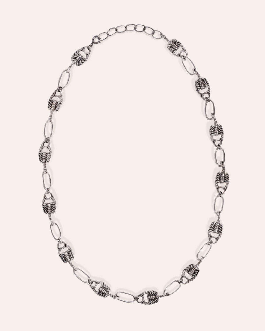 SCORPION NECKCHAIN IN SILVER