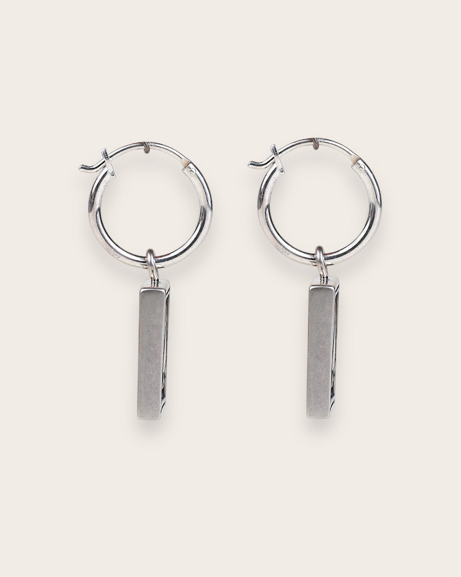 Ace Earrings In Silver