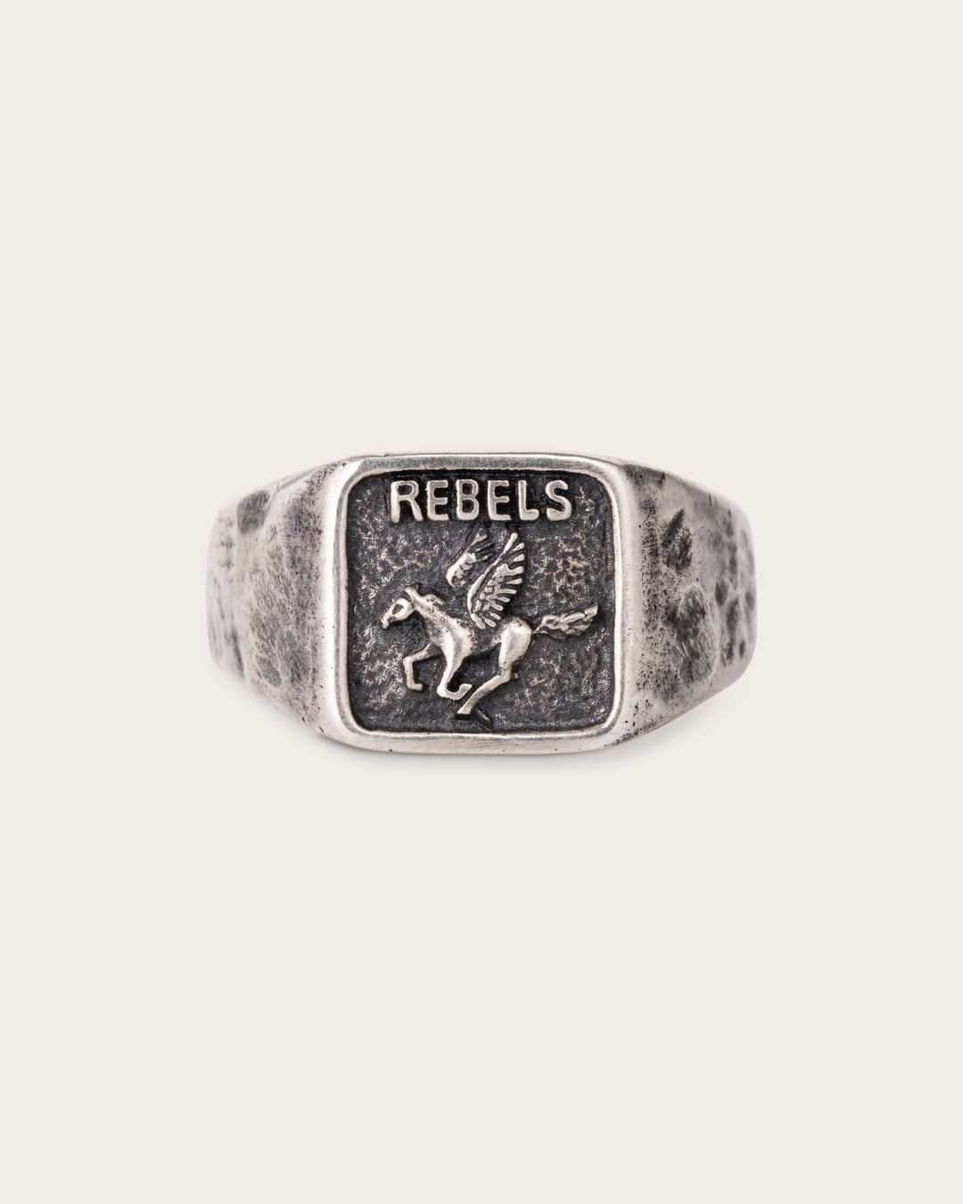 REBEL RING IN SILVER