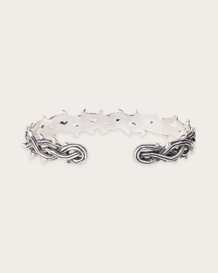 THORN CUFF IN SILVER