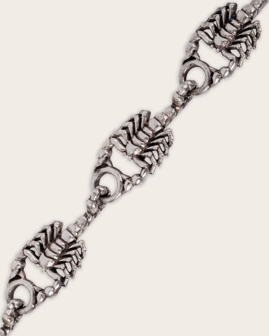 SCORPION BRACELET IN SILVER
