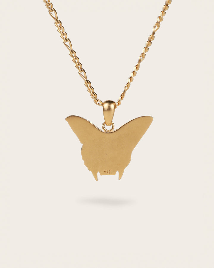 TIGER BUTTERFLY NECKLACE IN GOLD