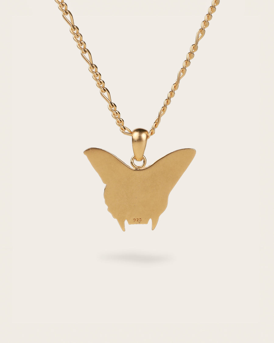 TIGER BUTTERFLY NECKLAE IN GOLD