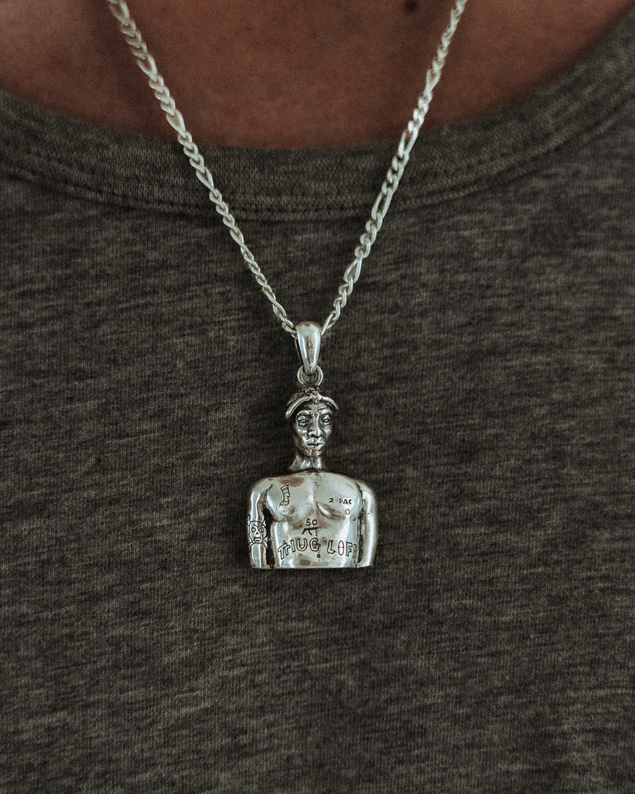 2-PAC PENDANT IN SILVER