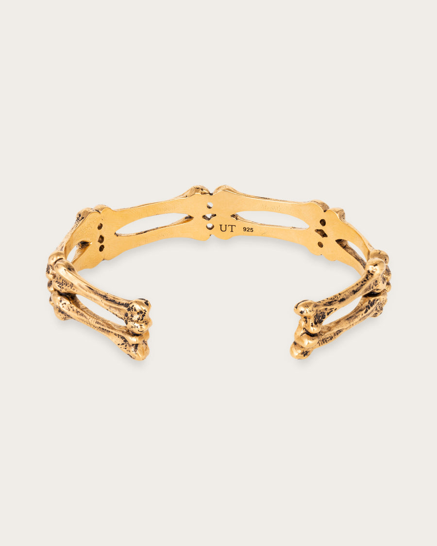 BONE CUFF IN GOLD