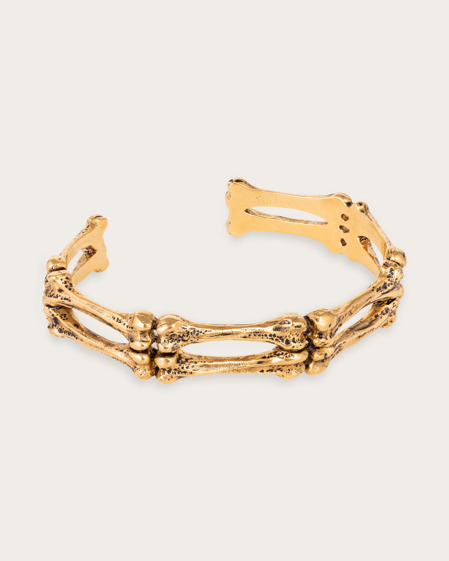 BONE CUFF IN GOLD