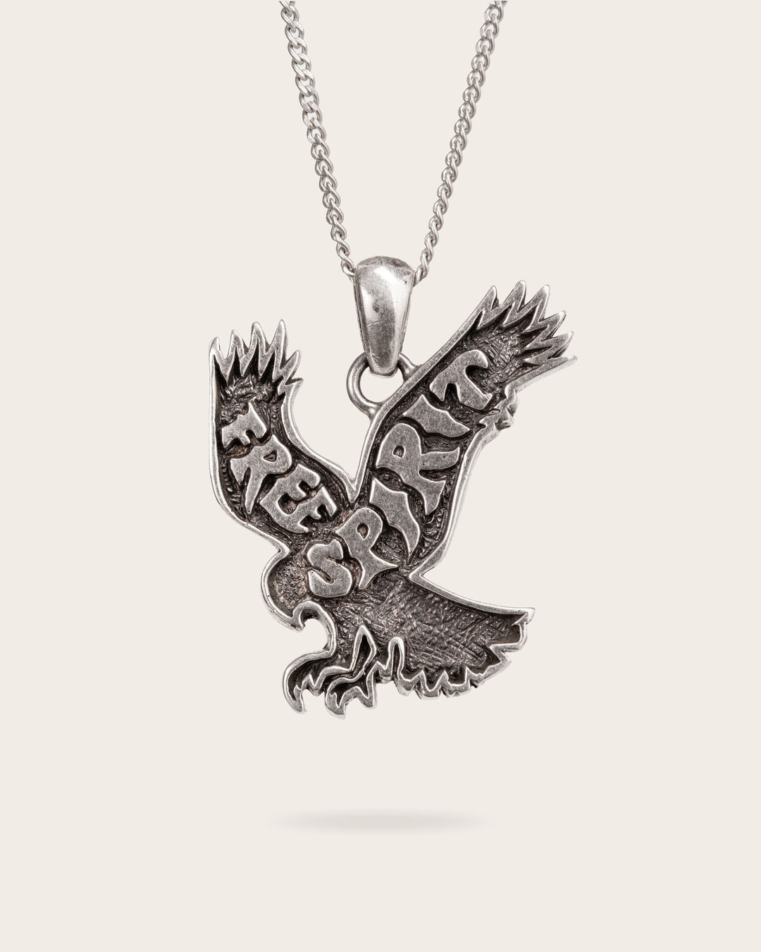 FREE SPIRIT EAGLE PENDANT IN SILVER