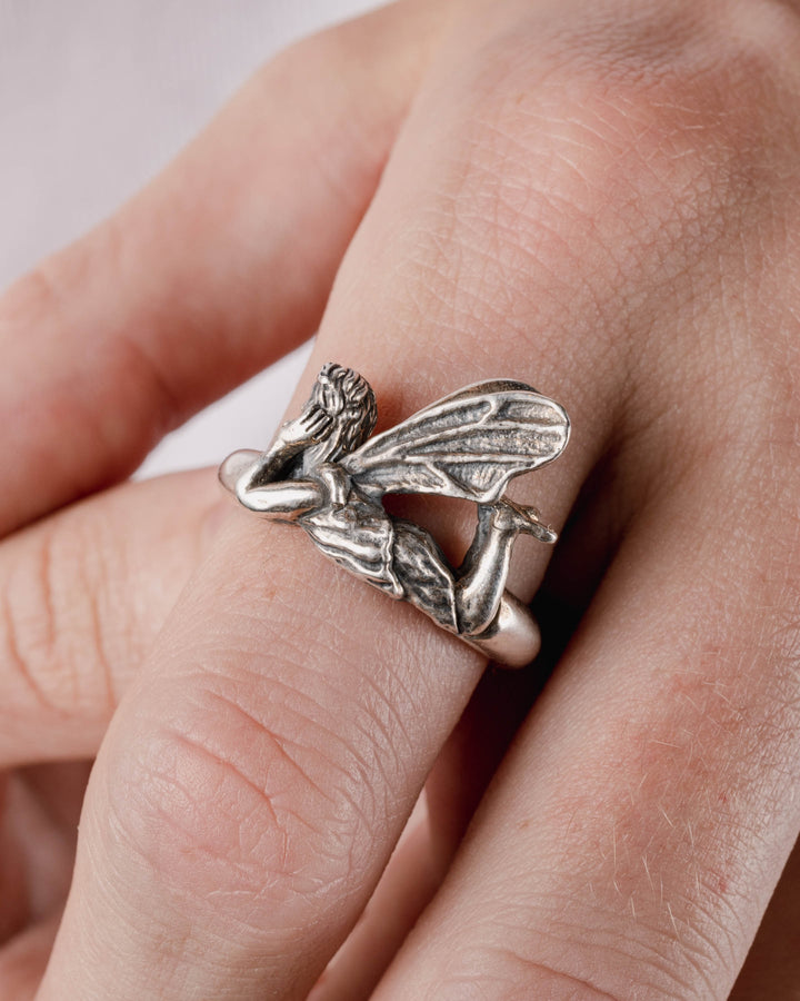 FAIRY RING IN SILVER