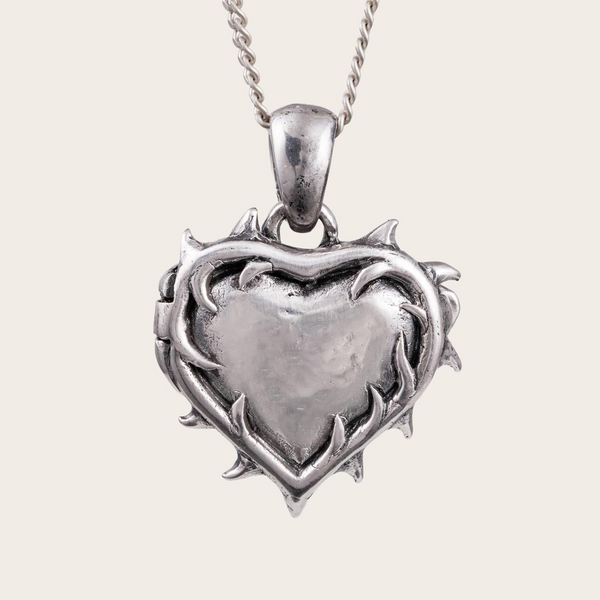 Vintage Thorn Pendant In Silver