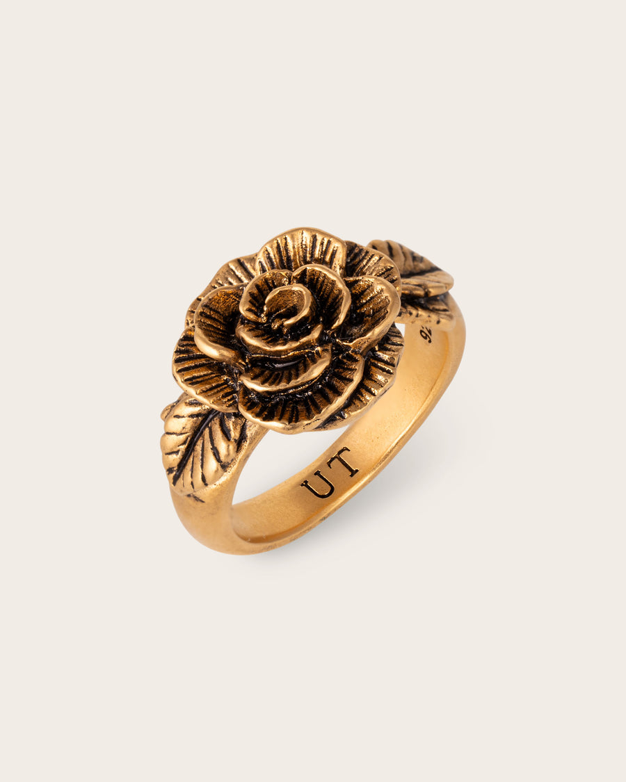 ROSE RING IN GOLD
