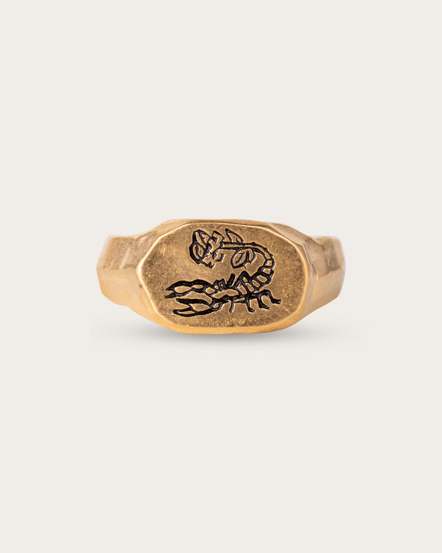 SCORPION RING IN GOLD