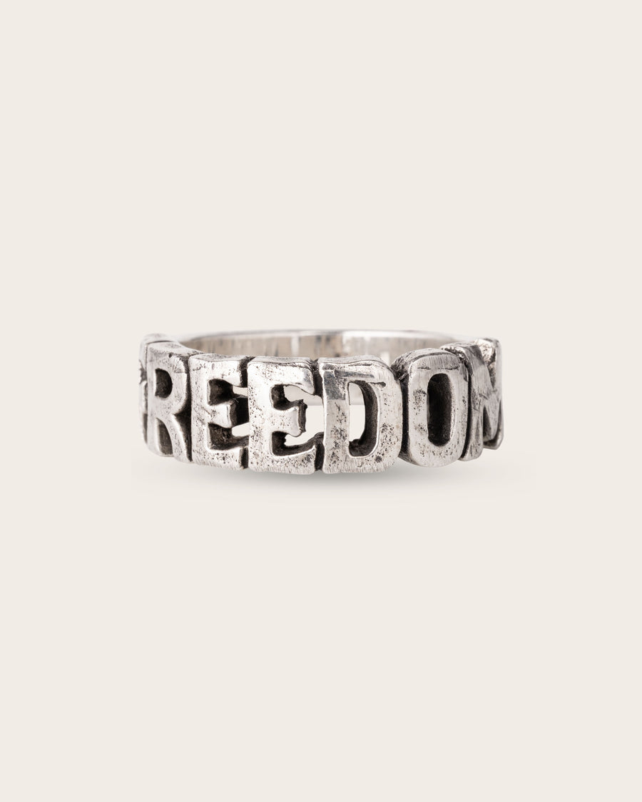 FREEDOM RING IN SILVER