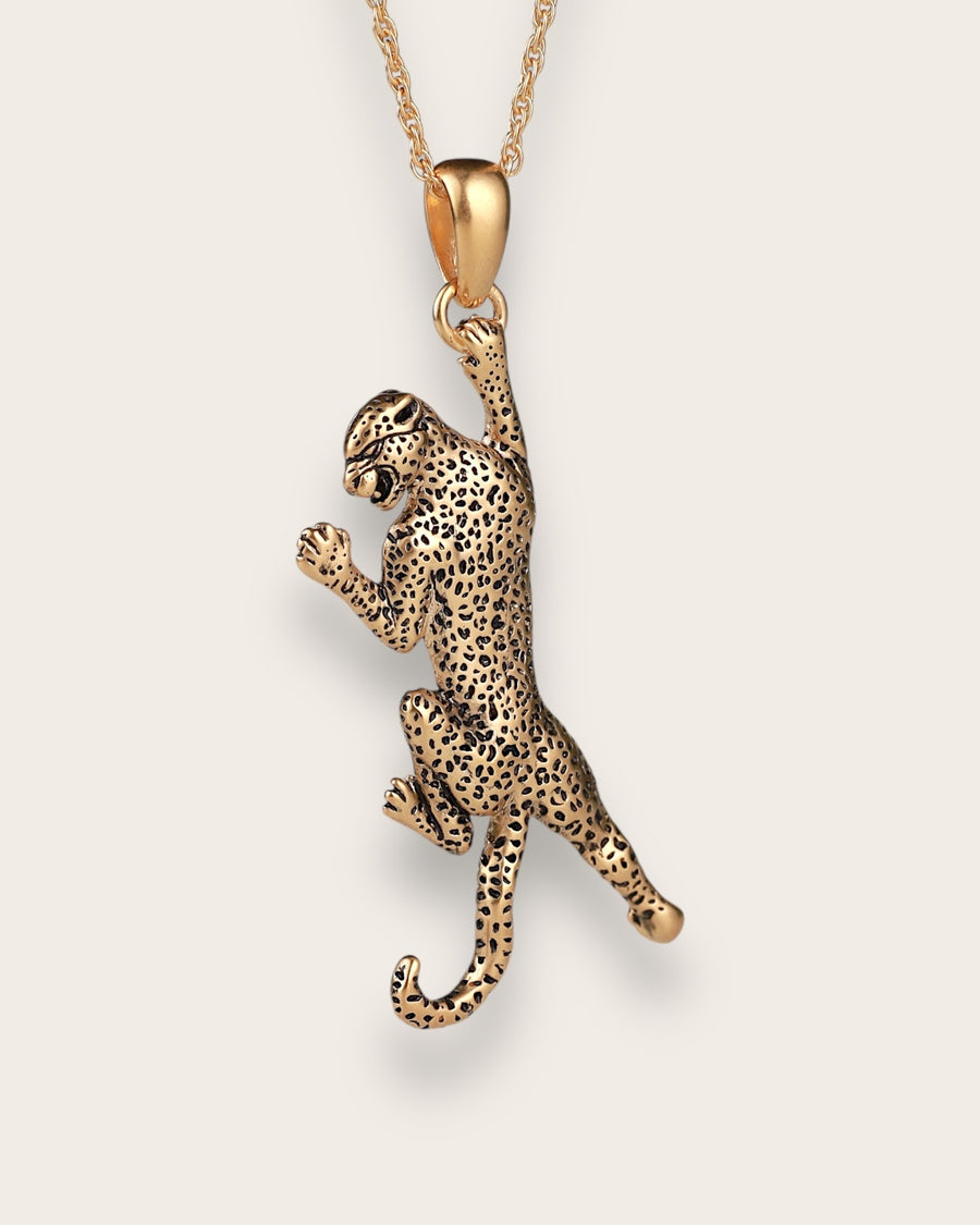 LEOPARD NECKLACE IN GOLD