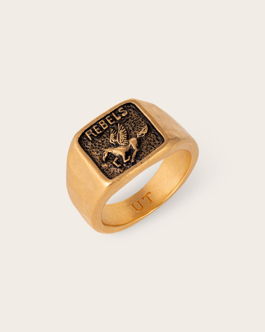 REBEL RING IN GOLD
