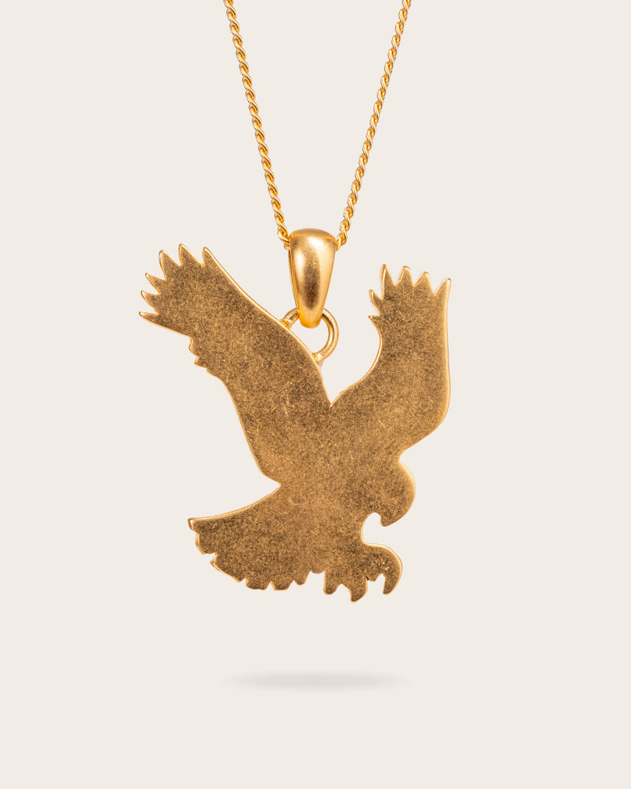 FREE SPIRIT EAGLE PENDANT IN GOLD