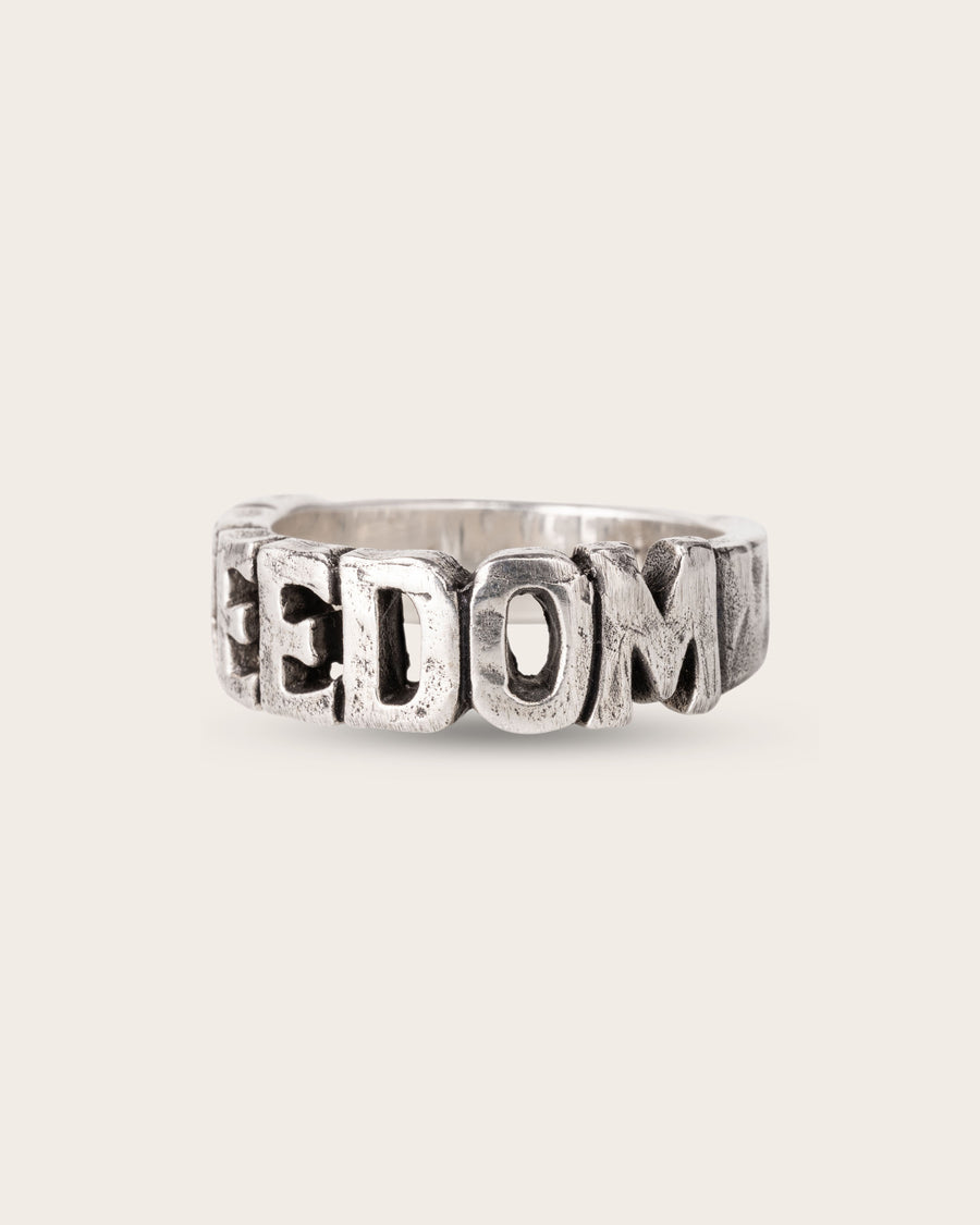 FREEDOM RING IN SILVER