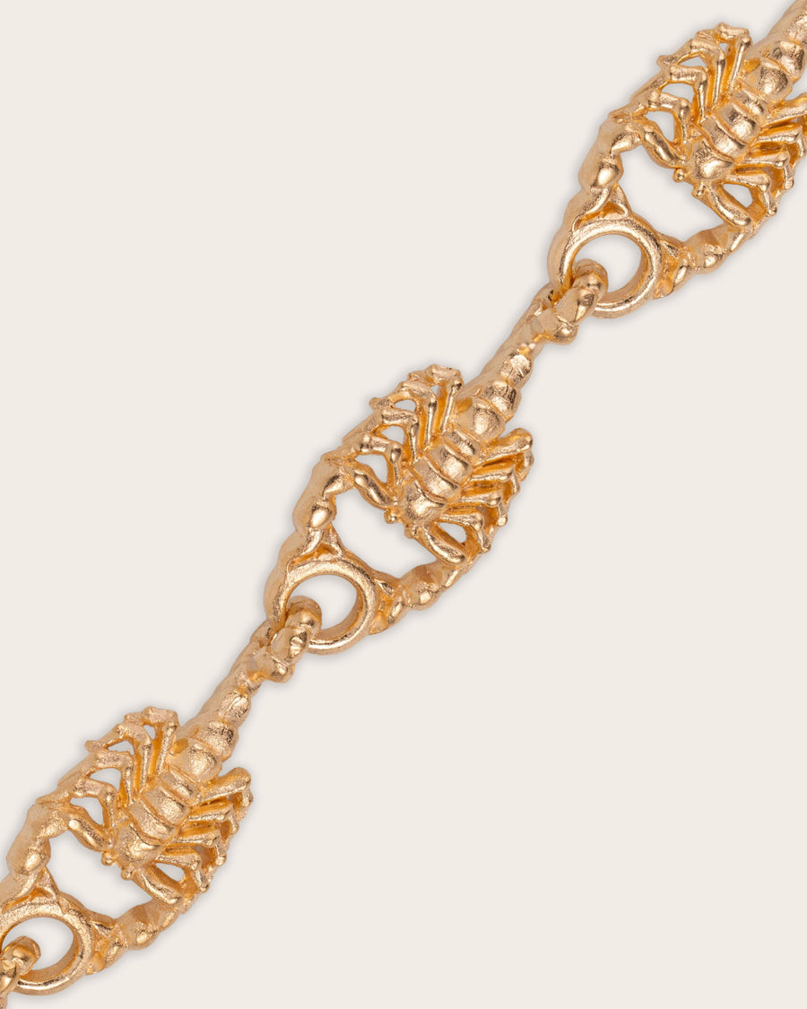 SCORPION BRACELET IN GOLD