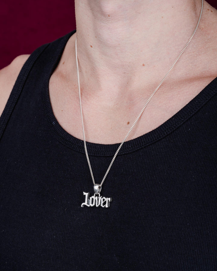 LOVER PENDANT IN SILVER