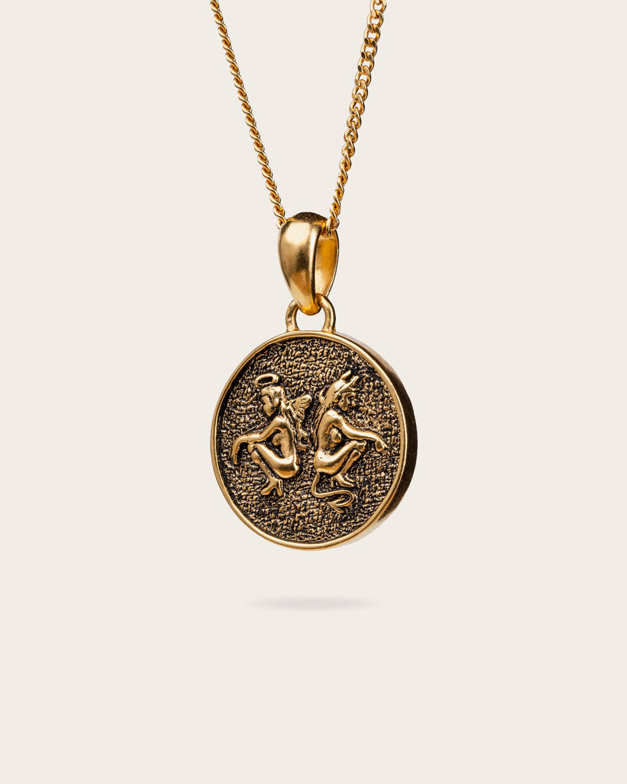 NO ANGEL PENDANT IN GOLD