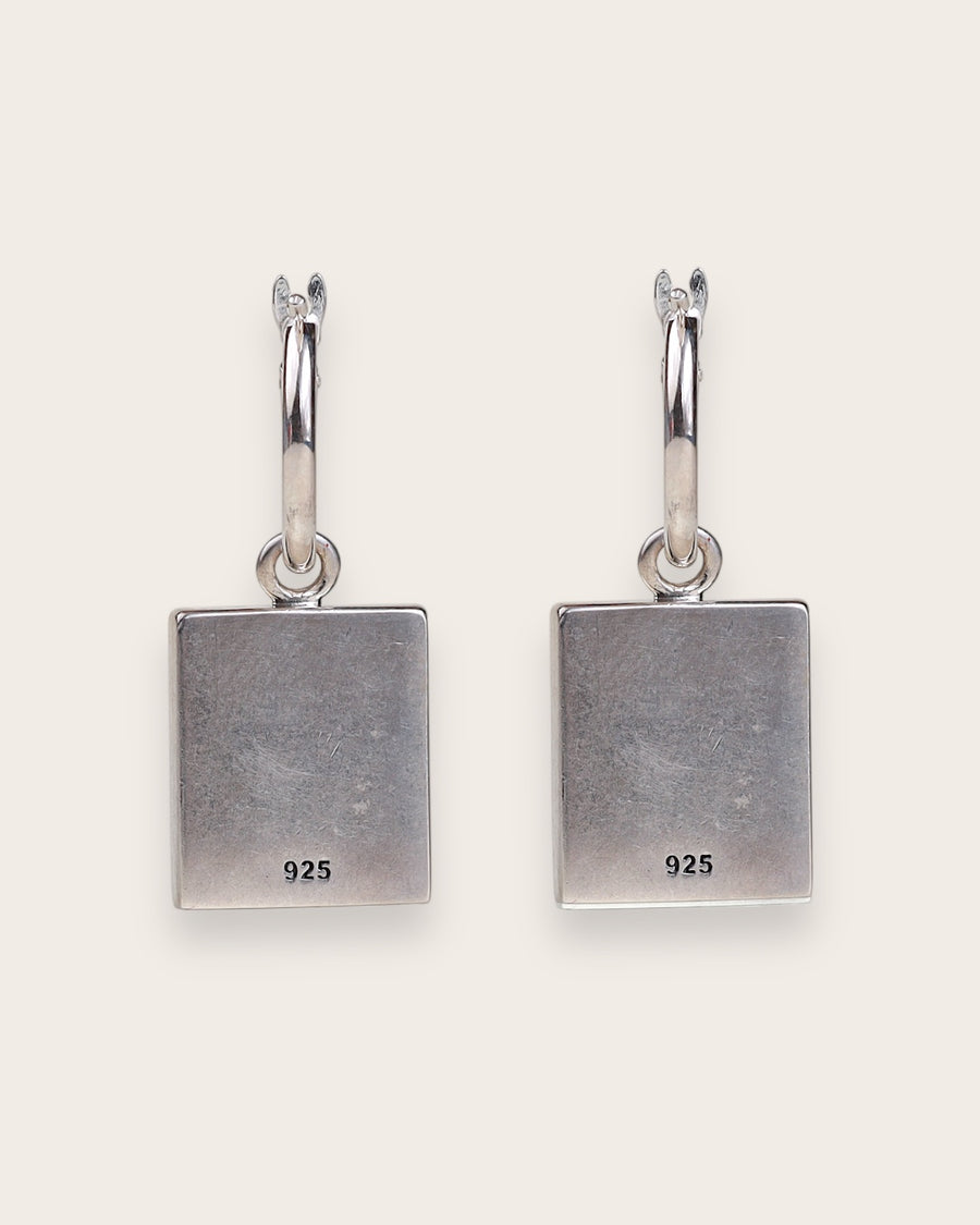 Ace Earrings In Silver