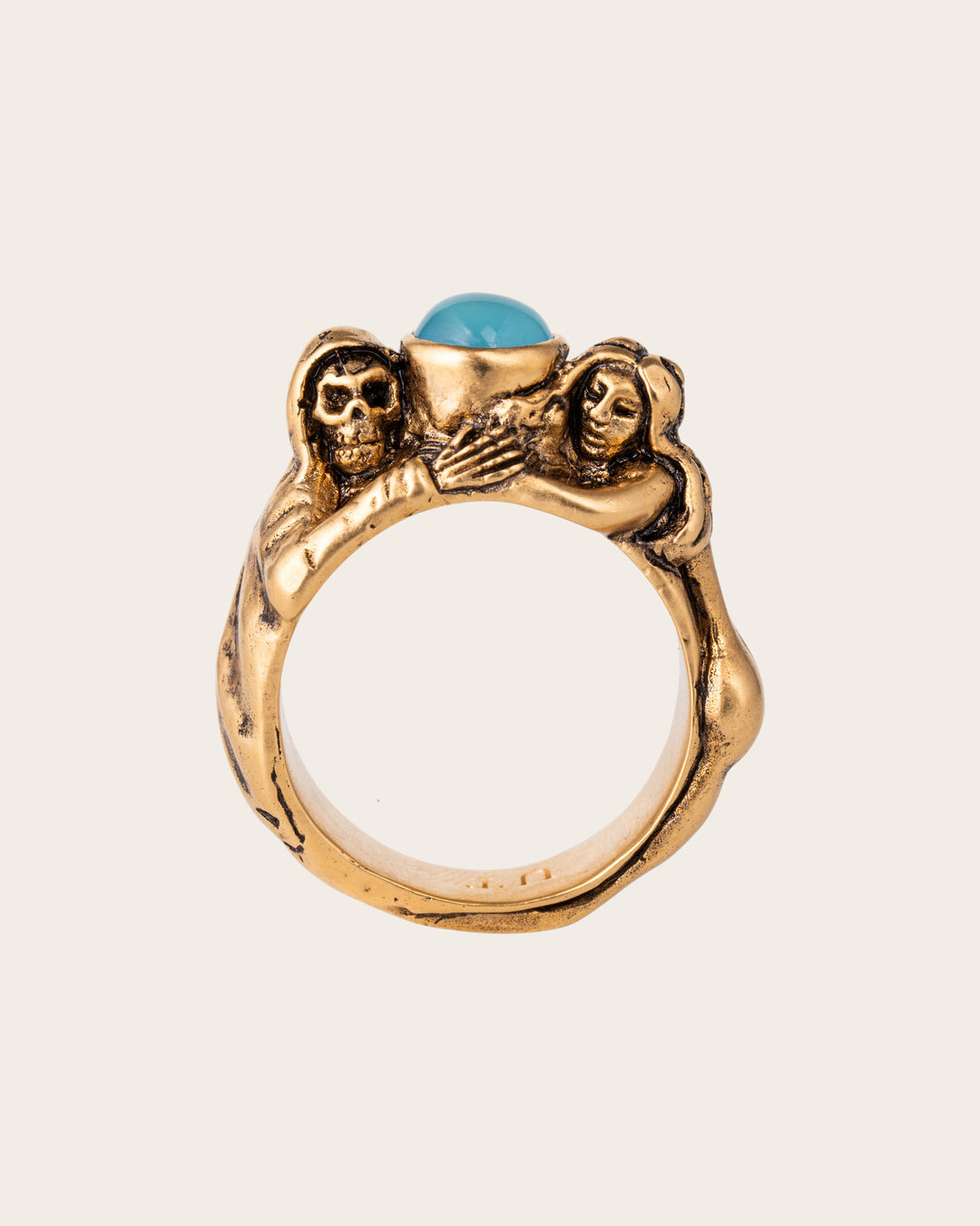 TWIN SPIRITS RING IN GOLD