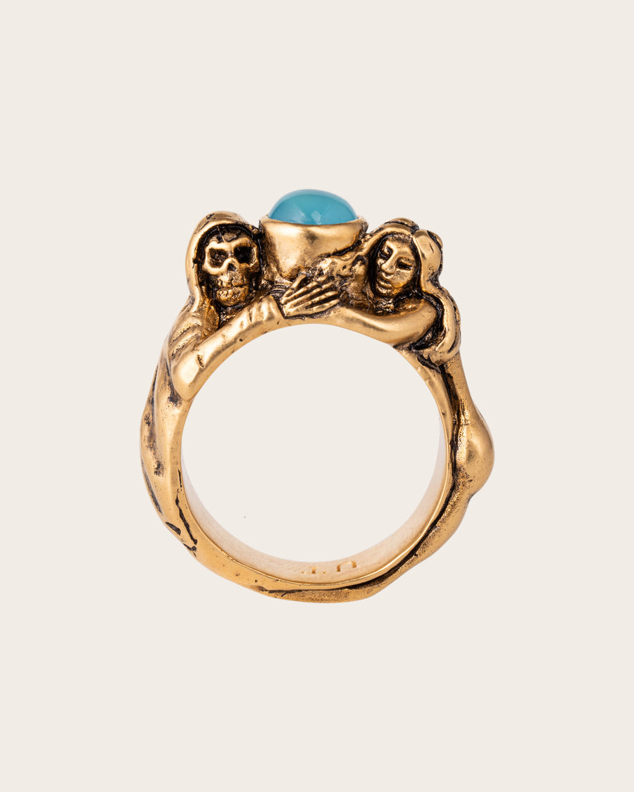 TWIN SPIRITS RING IN GOLD