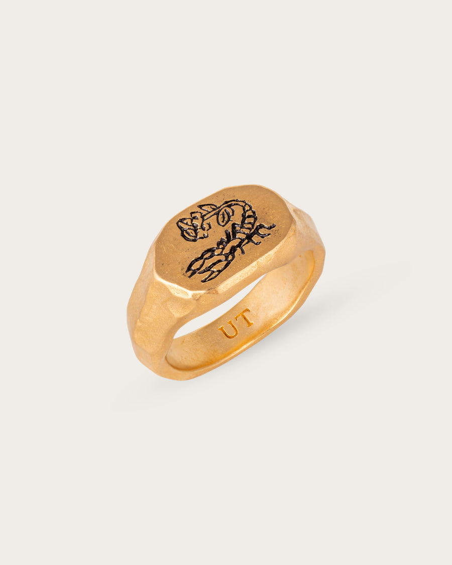 SCORPION RING IN GOLD
