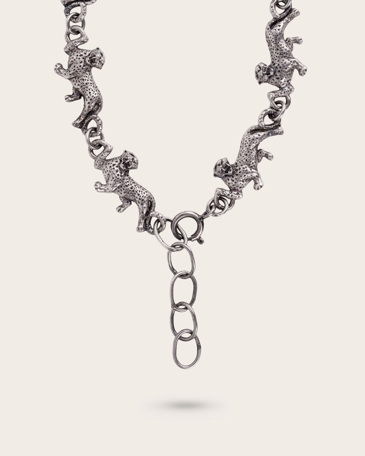 LEOPARD BRACELET IN SILVER