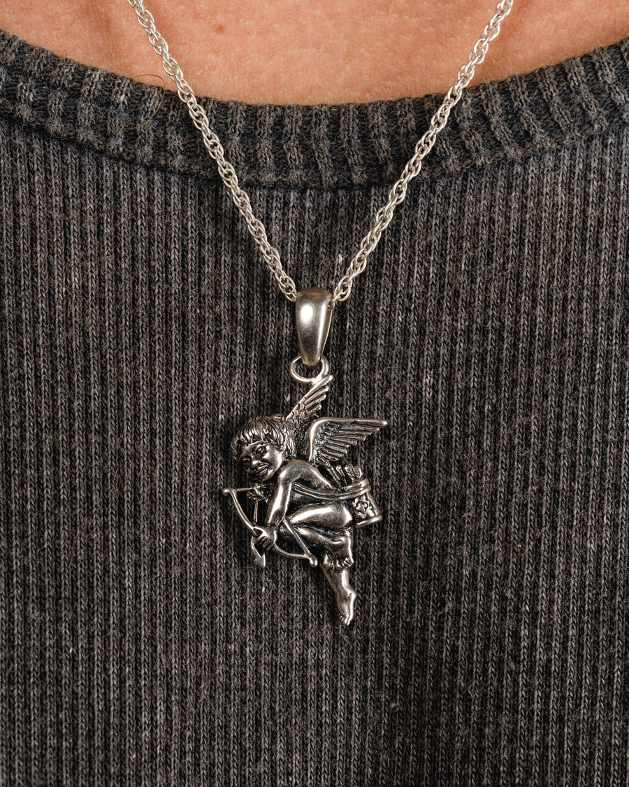 ANGEL PENDANT IN SILVER