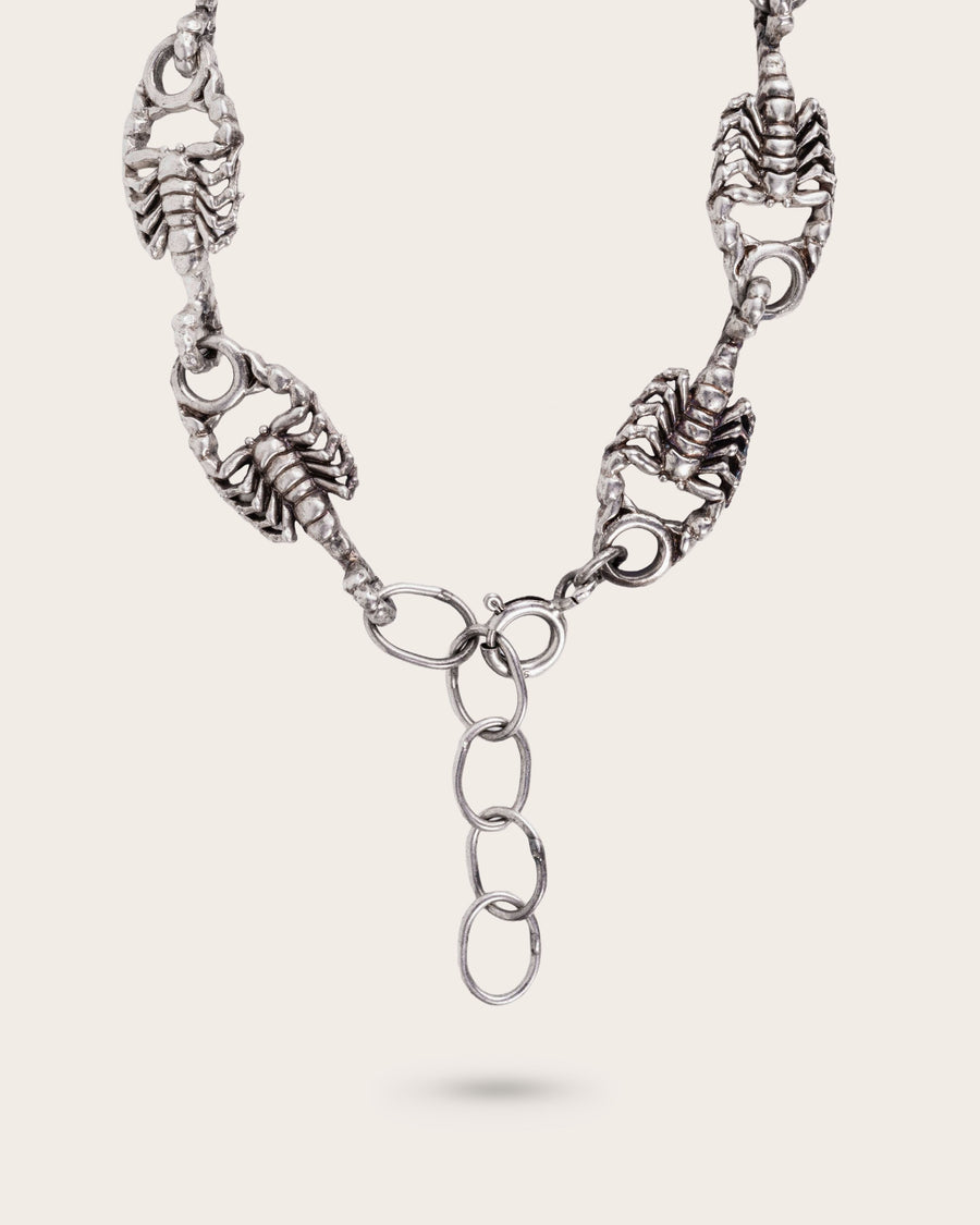 SCORPION BRACELET IN SILVER