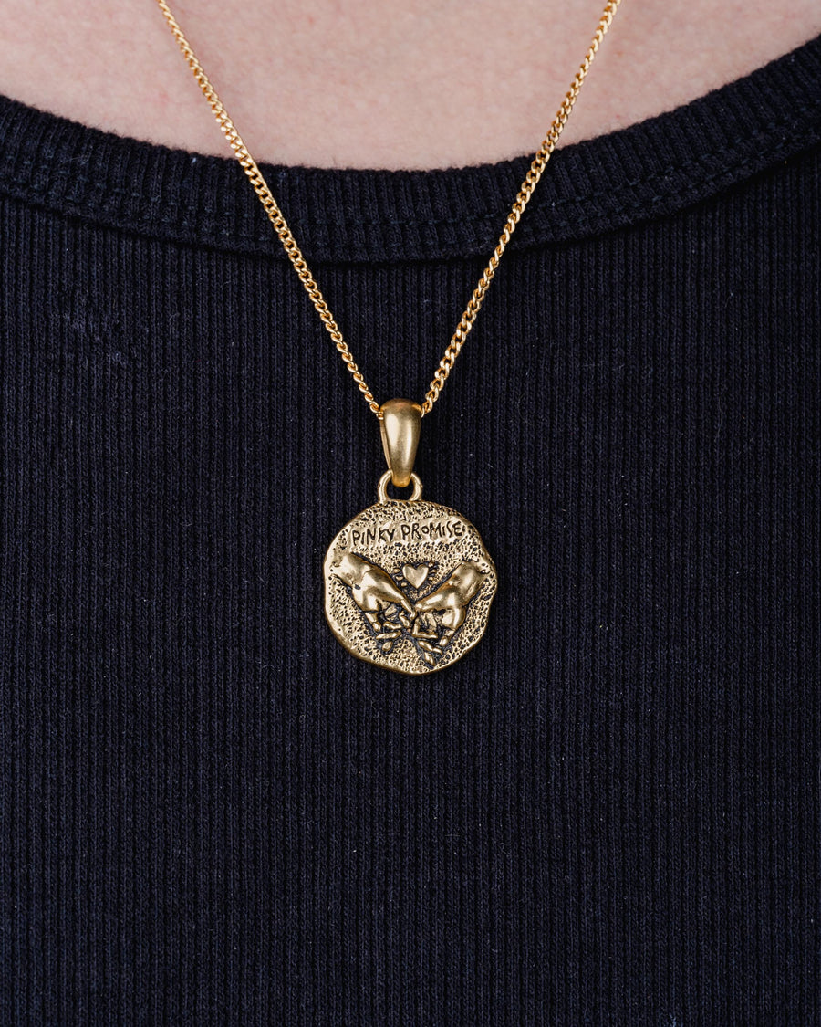 PINKIE PROMISE PENDANT IN GOLD