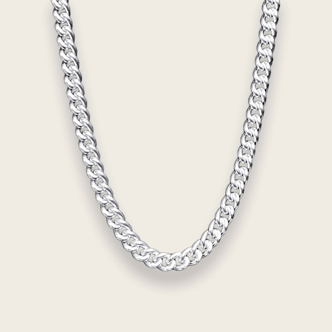 SILVER CURB CHAIN 1.2MM