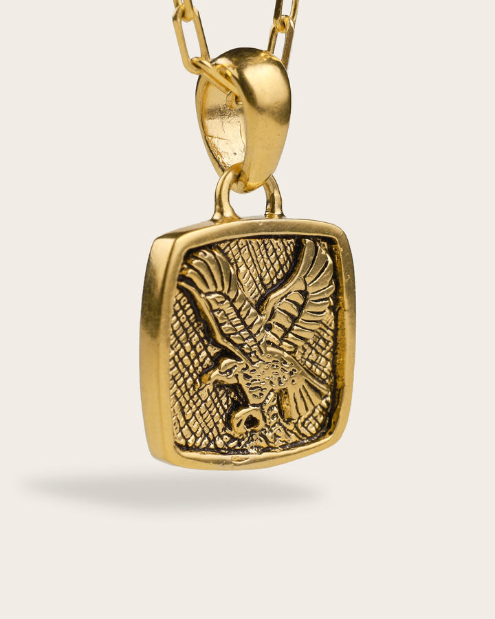 EAGLE NECKLACE IN GOLD