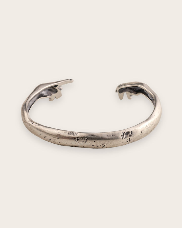 HAND OF GOD CUFF IN SILVER