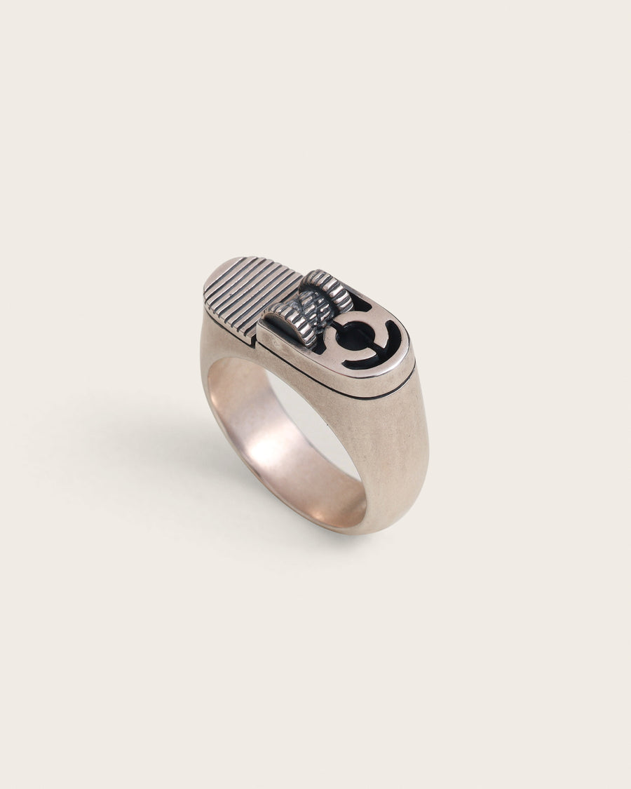 LIGHTER RING IN SILVER