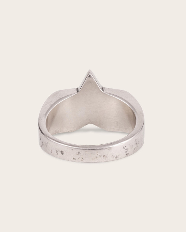 Vintage Star Ring In Silver
