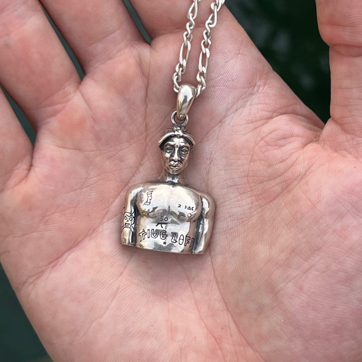 2-PAC PENDANT IN SILVER