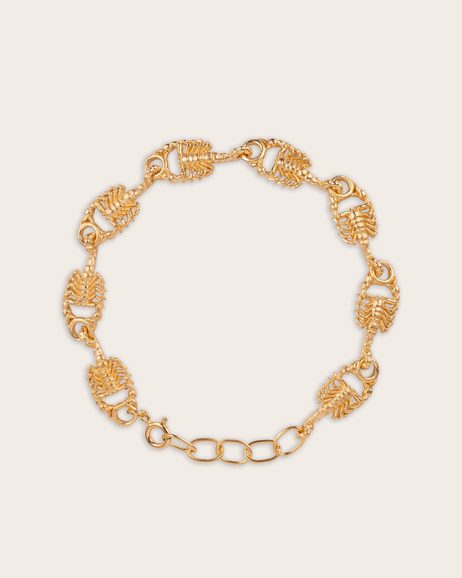 SCORPION BRACELET IN GOLD