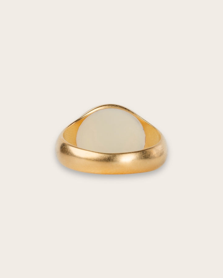 BLUE EYE RING IN GOLD