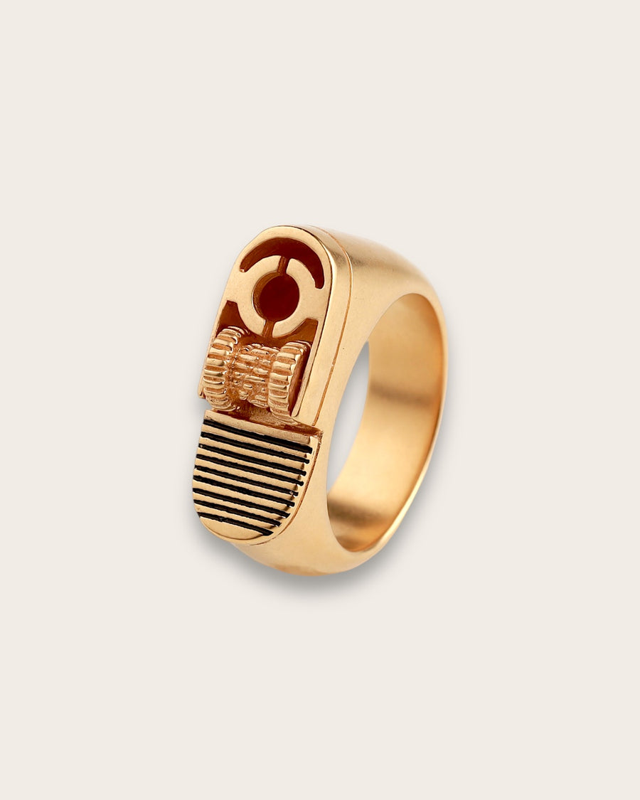 LIGHTER RING IN GOLD