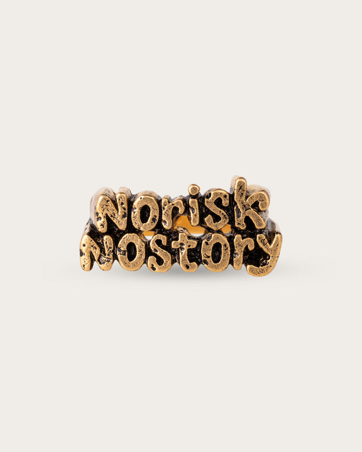 NO RISK NO STORY RING IN GOLD