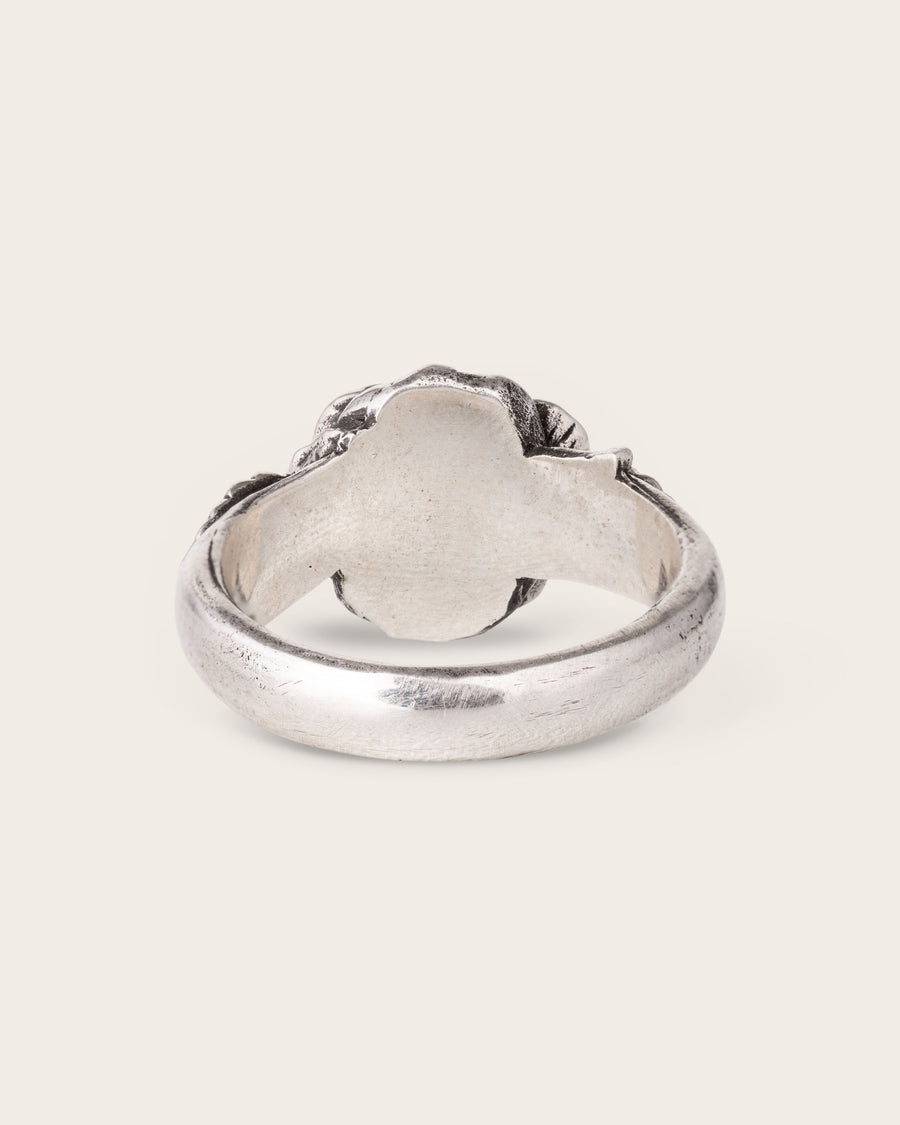 ROSE RING IN SILVER